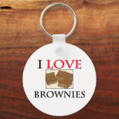 Porte-clés I Love Brownies (Recto)