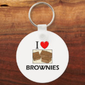 Porte-clés I Love Brownies (Recto)