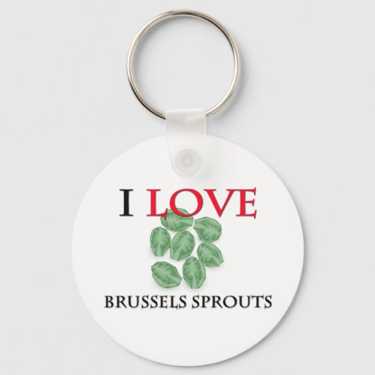 Porte-clés I Love Brussels Sprouts (Recto)