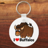 Porte-clés I Love Buffalos (Recto)