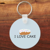 Porte-clés I Love Cake Porte - clé (Recto)