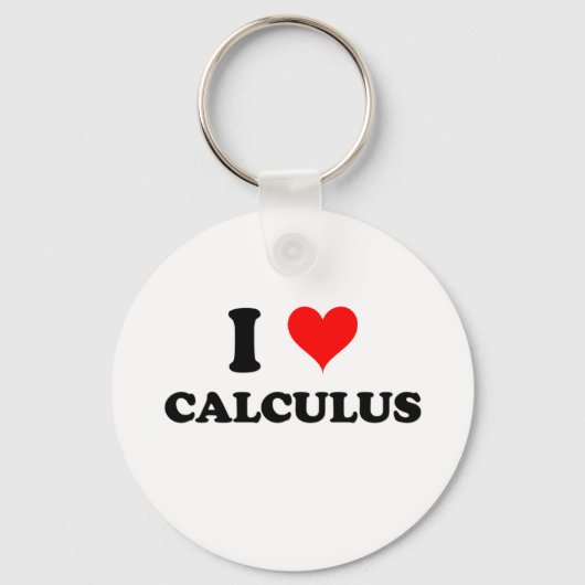 Porte-clés I Love Calculus (Recto)