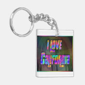 Porte-clés I LOVE California Bright Future Porte - clé (Devant gauche)