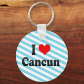 Porte-clés I Love Cancun, Mexico (Recto)