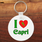 Porte-clés I Love Capri Italie (Recto)