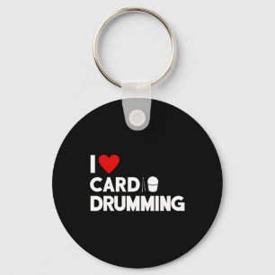 Porte-clés I Love Cardio Drumming Gym Fitness Cl entraînement