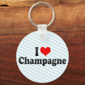Porte-clés I Love Champagne (Recto)