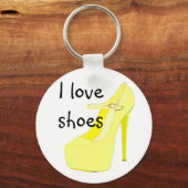 Porte-clés I Love Chaussures (Recto)
