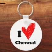 Porte-clés I Love Chennai (Recto)