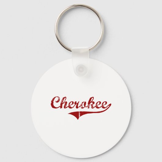 Porte-clés I Love Cherokee Oklahoma (Recto)