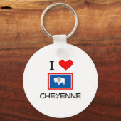 Porte-clés I Love Cheyenne Wyoming (Recto)