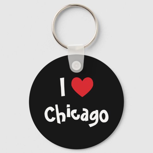 Porte-clés I Love Chicago (Recto)