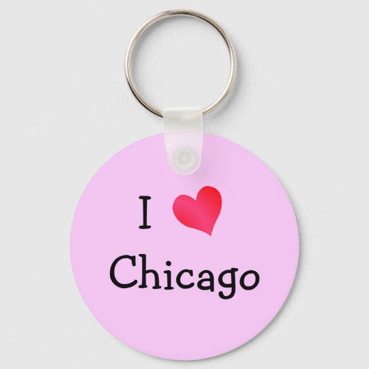 Porte-clés I Love Chicago (Recto)