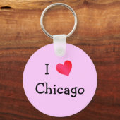 Porte-clés I Love Chicago (Recto)