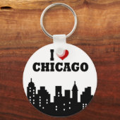 Porte-clés I Love Chicago (Recto)