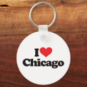 Porte-clés I Love Chicago (Recto)