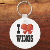 Porte-clés I Love Chicken Wings (Recto)