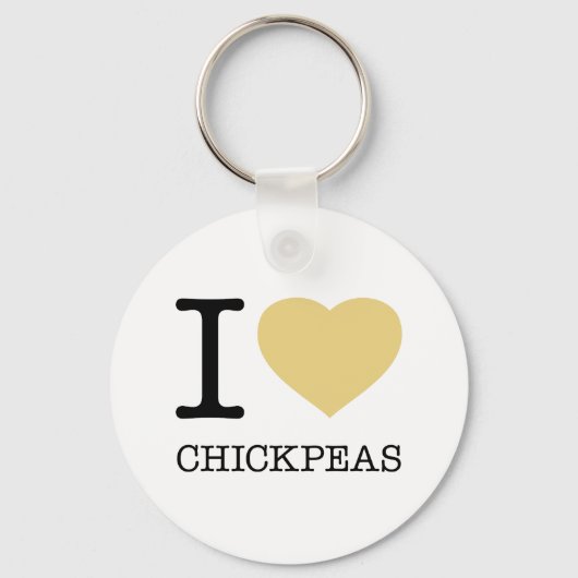 PORTE-CLÉS I LOVE CHICKPEAS (Recto)