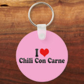 Porte-clés I Love Chili Con Carne (Recto)