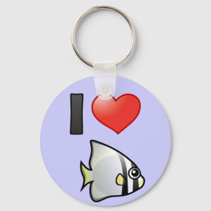 Porte-clés I Love Circular Batfish