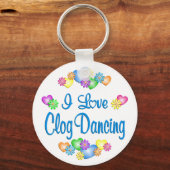 Porte-clés I Love Clog Dancing (Recto)