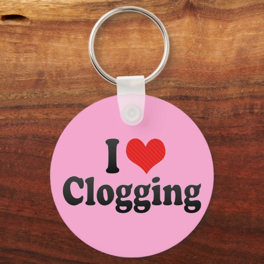 Porte-clés I Love Clogging (Recto)