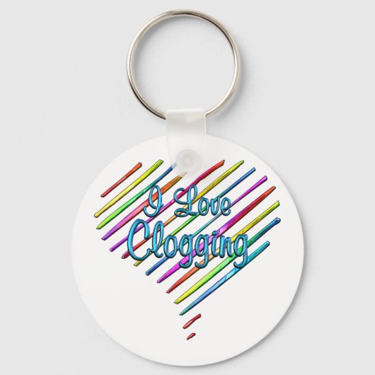 Porte-clés I Love Clogging (Recto)