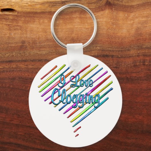 Porte-clés I Love Clogging (Recto)