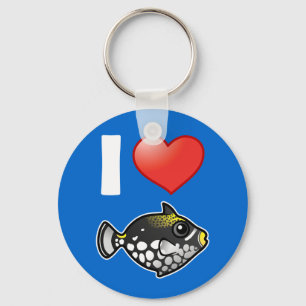 Porte-clés I Love Clown Triggerfish