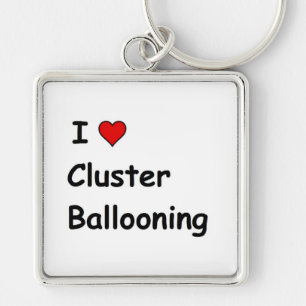 Porte-clés I Love Cluster Ballooning
