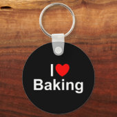 Porte-clés I Love (Coeur) Baking (Recto)