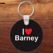 Porte-clés I Love (Coeur) Barney (Recto)