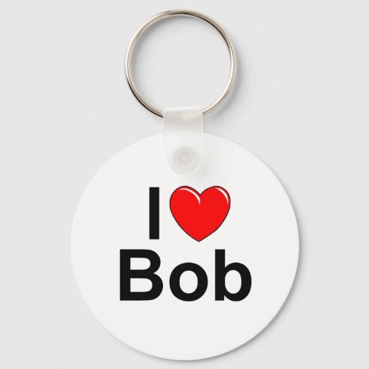 Porte-clés I Love (Coeur) Bob (Recto)