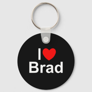 Porte-clés I Love (Coeur) Brad