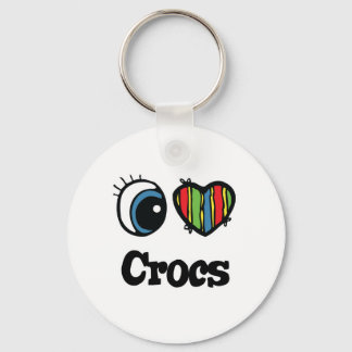 Porte-clés I Love (Coeur) Crocs
