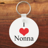 Porte-clés I Love (Coeur) Nonna (Recto)