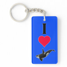 I Love (Coeur) Orca Killer Whales Mignonne Sea Lif