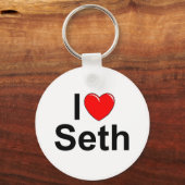 Porte-clés I Love (Coeur) Seth (Recto)