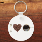 Porte-clés I Love Coffee 01 (Recto)