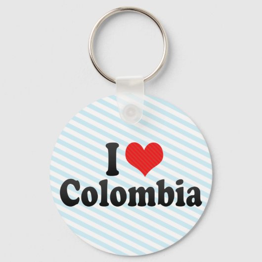 Porte-clés I Love Colombia (Recto)