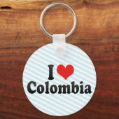Porte-clés I Love Colombia (Recto)