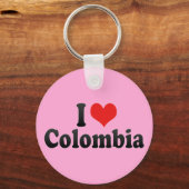 Porte-clés I Love Colombia (Recto)
