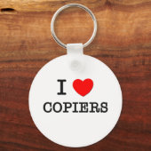 Porte-clés I Love Copiers (Recto)