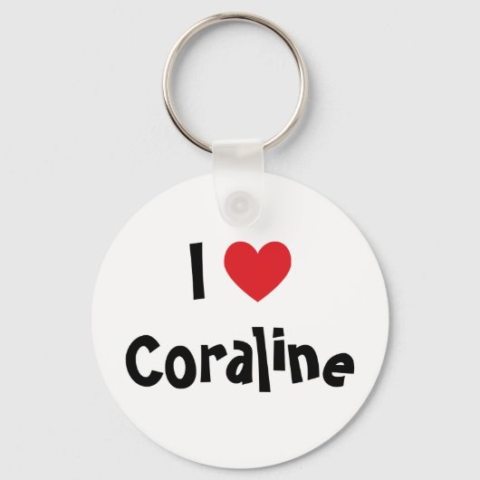 Porte-clés I Love Coraline Porte - clé (Recto)