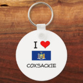 Porte-clés I Love Coxsackie New York (Recto)