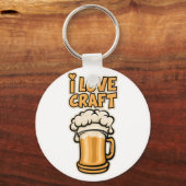 Porte-clés I Love Craft Beer (Recto)