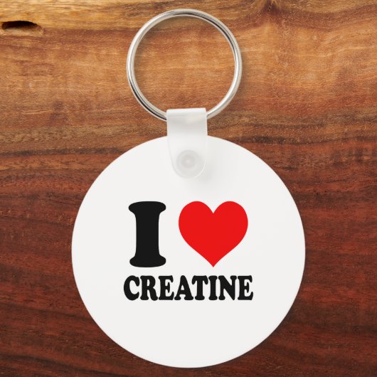 Porte-clés I Love Creatine  (Recto)