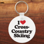 Porte-clés I Love Cross Country Skiing (Recto)