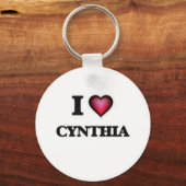 Porte-clés I Love Cynthia (Recto)