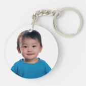 Porte-clés I Love Daddy Bear Meilleur Personnalisé (Dos)